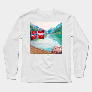 Norwegian Fjord Long Sleeve T-Shirt